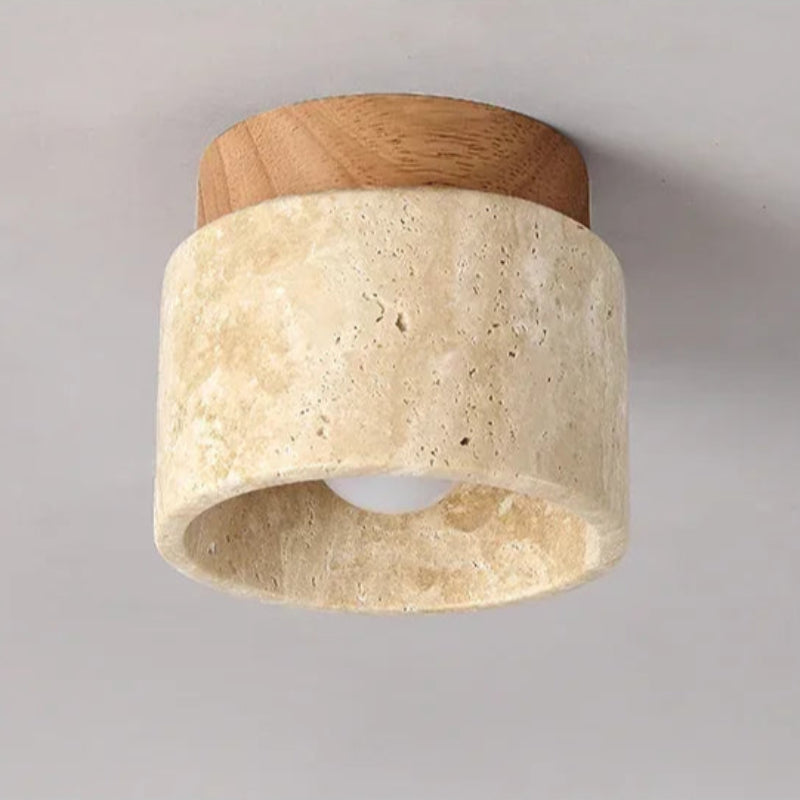 Travertine Ceiling Light