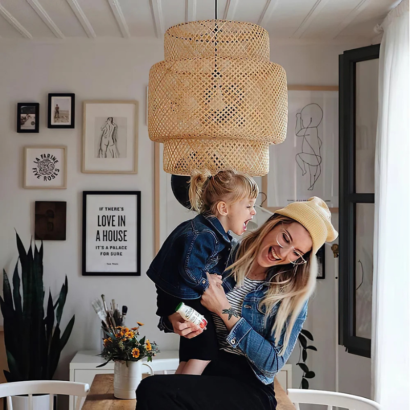 Bamboo Chandeliers